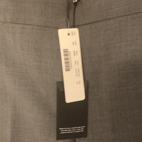 NWT J. CREW BI STRETCH HEATHER GRAY PANTS SIZE 12 - Picture 3 of 8